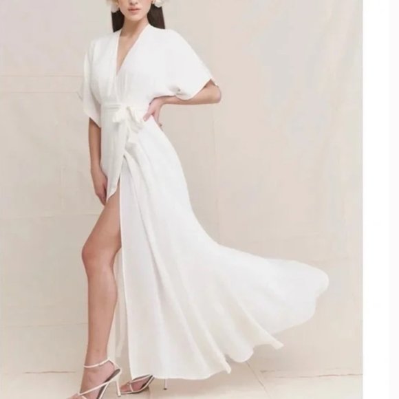 Reformation Winslow Dress in White - Picture 5 of 14